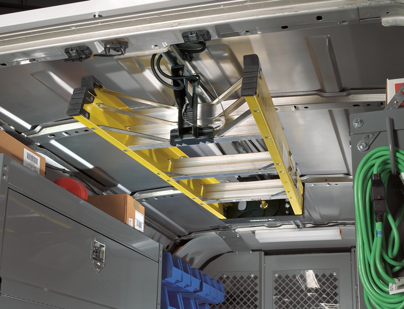 Foldable In-Body Truck Ladder Racks