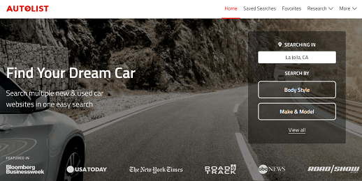 AUTOLIST – Used Car Website