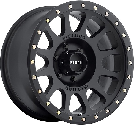 Method Race Wheels NV Matte Black Truck Wheels