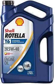 Shell ROTELLA T6 Full Synthetic 5W-40 Diesel Engine Oil