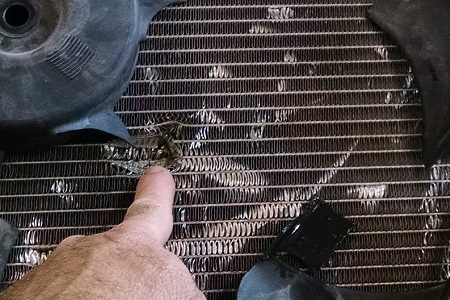 Damaged Radiator Fan